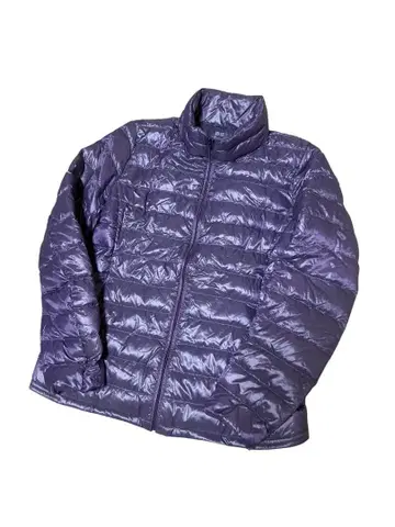 유니클로 울트라 라이트 다운 자켓 여성용 L 보라색