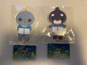 타마 사장 아크릴 스탠드 2개 세트 교육 방송 훼미리마트