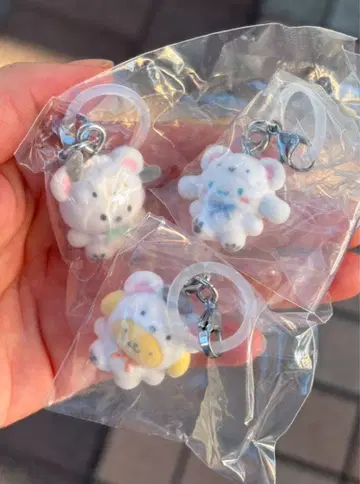 산리오 메지루시 액세서리 포근포근 스노우