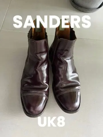 SANDERS 썬더스 첼시 부츠 사이드 고어 부츠 정가 72600엔