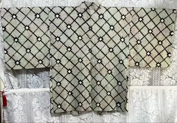 [ 중고 ] 총조임 겉옷 순수 실크 겉옷 끈 포함 A599