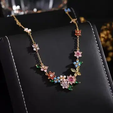 케이트 스페이드 플라워 클러스터 목걸이