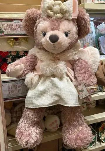 정품 상하이 디즈니랜드 M 사이즈 셰리메이 봉제 인형