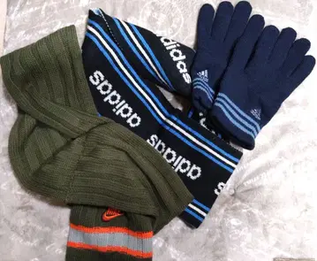 아디다스 머플러와 장갑, 나이키 머플러 총 3세트