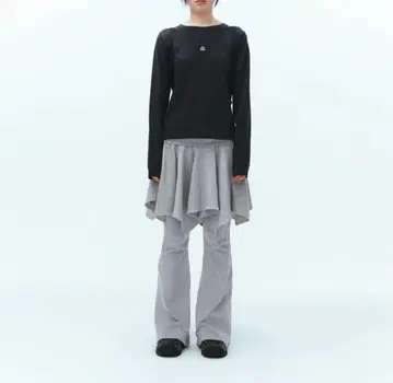 COYSEIO 코이세이오 레이어드 스커트 그레이 위시코어 한국