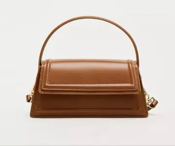 [ 미사용 새상품 ] 미니 시티백/ZARA/미니백/브라운/결혼식