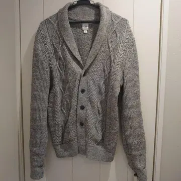 GAP 갭 코튼 뜨개질 가디건 남성용 M