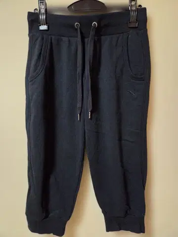 푸마 블랙 맨투맨 조거 팬츠