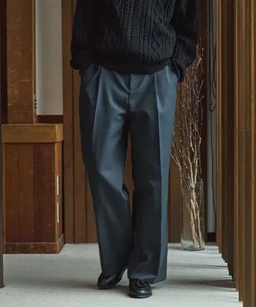 [ LURAKU ] 원턱 스트레이트 슬랙스