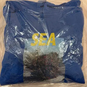 초기 레어 XL 윈드앤씨 풀오버 후디 후드티 블루