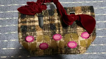 꽃무늬 자수 핸드백 annasui