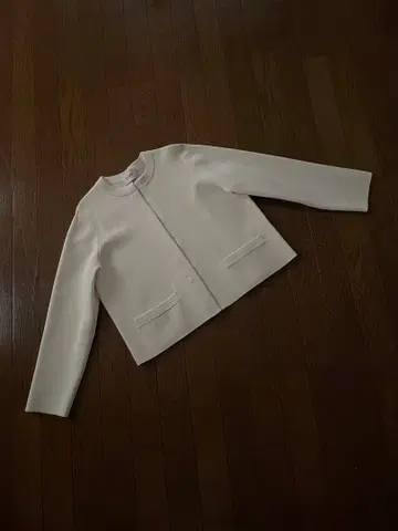 새상품 ROPE 로페 니트 자켓 38 아이보리