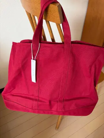 J B ATTIRE 레드 토트백