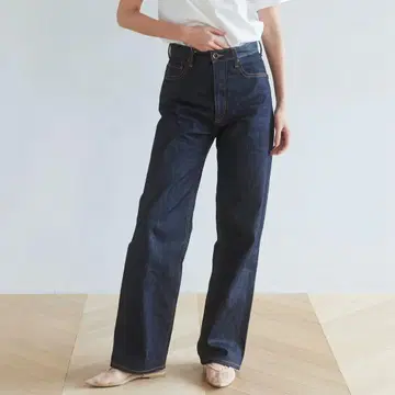 Searoomlynn 다크 인디고 스트레이트 데님 23inch