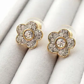 SWAROVSKI 스와로브스키 귀찌 꽃 플라워 파베