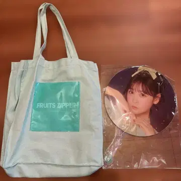 FRUITS ZIPPER 토트백 & 부채 세트