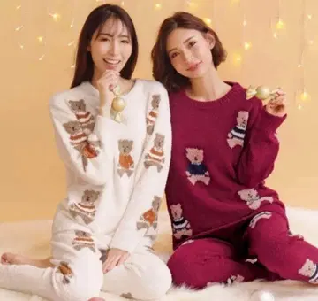 aimerfeel 에메필 룸웨어 파자마 복슬복슬 곰 M