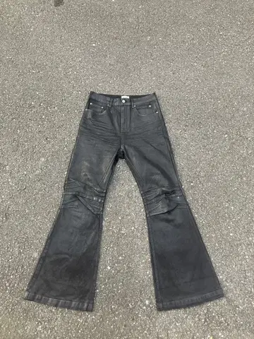 coating archive flare denim black Opium