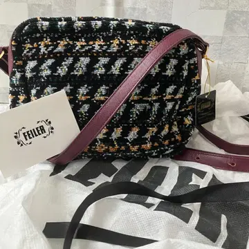 새상품급 페이러 노블 숄더백 트위드 수납 가방 포함