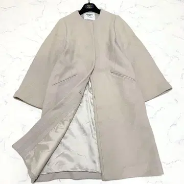 그린 레이블 릴랙싱 롱 코트 캐시미어 노카라