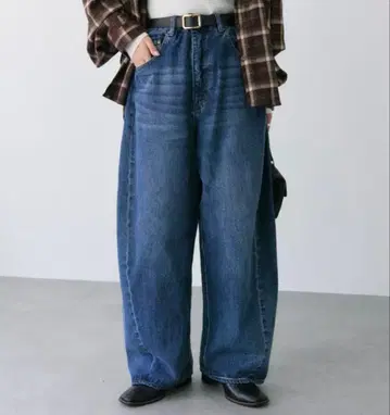 pual ce cin 퓨어세신 2025 AW 콘 데님 3D 데님 팬츠