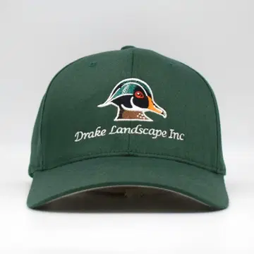 Drake 조경 기업 로고 기업 상품 수컷 오리 자수 캡 플렉스핏