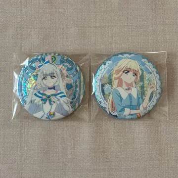 큐어 냐미 네코야시키 유키 홀로그램 캔뱃지 원더풀 프리큐어