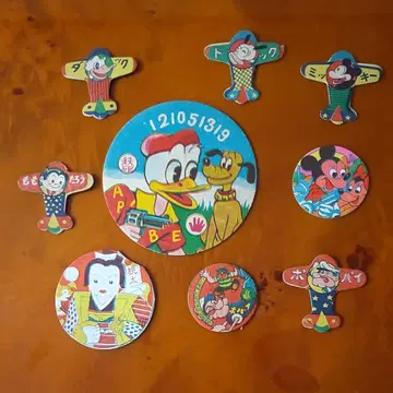 [ 일미 캐릭터 ] 미키 뽀빠이 도날드 플루토 복숭아 타로 쇼와 멘코