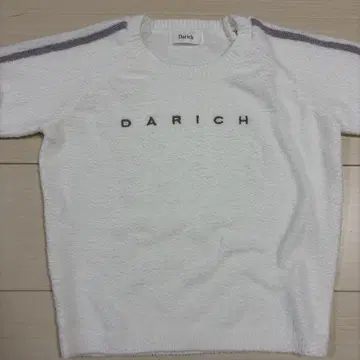 Darich 라인 파일 니트탑