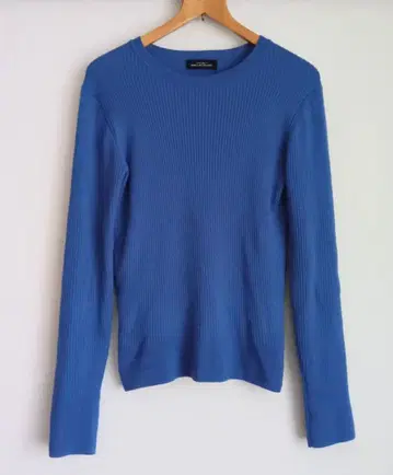 GREEN LABEL RELAXING 긴팔 니트 울 블루