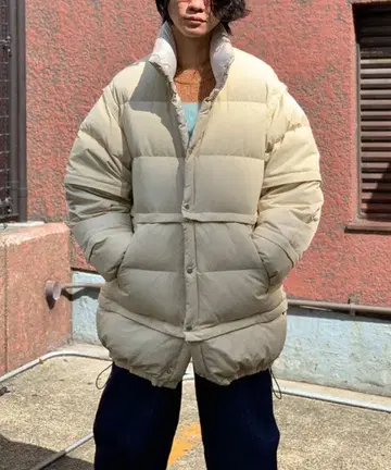 YOKE 아이보리 다운 자켓 사이즈 3