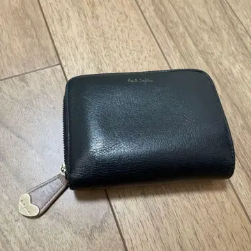 폴스미스 블랙 가죽 접이식 지갑