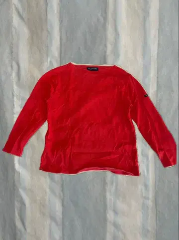 SAINT JAMES 긴팔 7부 소매 T셔츠 레드