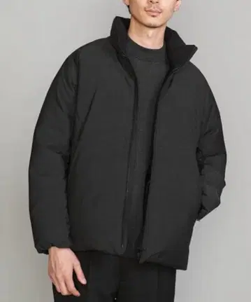 BEAUTY&YOUTH 코마츠 마테레 스탠드 카라 다운 자켓