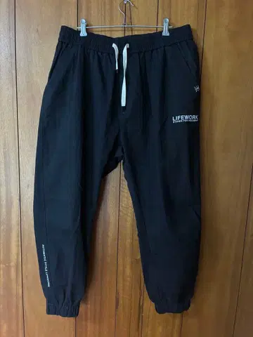 LIFEWORK 라이프워크 조거 팬츠 블랙 L