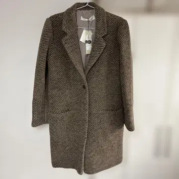 huitieme nid 울 혼방 롱 코트