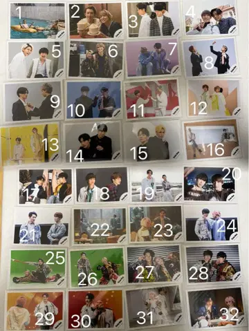 Snow Man 사진 묶음 판매