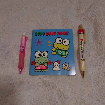 산리오 3종 (타아보우 샤프, 챠미 볼펜, 옛날 DATEBOOK)