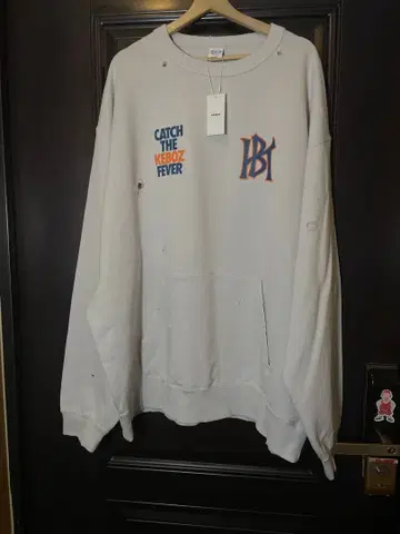 KEBOZ WS WASHED SWEAT CREWNECK XXL 사이즈