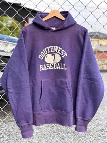 Champion 리버스 위브 80s 트리코 태그 퍼플 계열  L