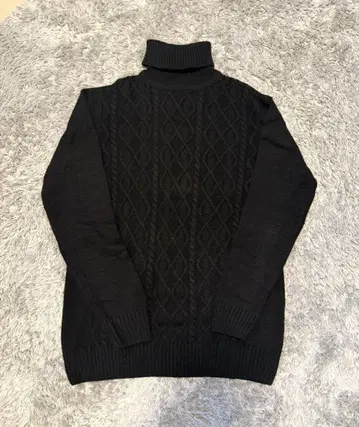 SIVIGLIA 터틀넥 니트 블랙 XL 사이즈