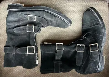 조지 콕스 제로 부츠 스웨이드 LAB RAT 콜라보 바이커 부츠