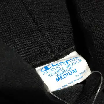 챔피온 리버스 위브 파랑 택 복각 풀오버 후드티 무지