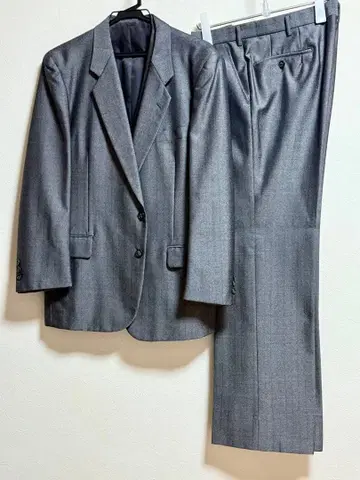 초특가! 수트 쓰리피스 비즈니스 테일러드 그레이 AB5 싱글 새상품급