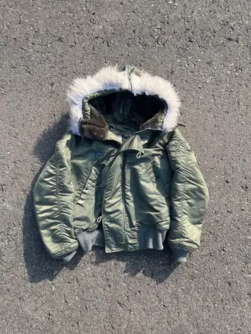 ALPHA N2B 플라이트 자켓 80s USA제 3선 택 빈티지