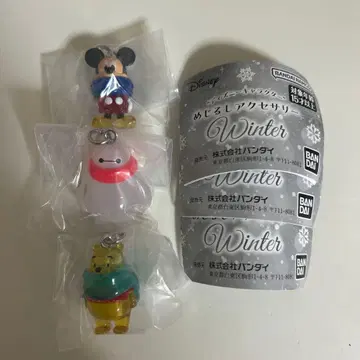 디즈니 메지루시 액세서리 WINTER 미키 베이맥스 푸우