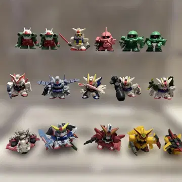 SD 건담 풀컬러 스테이지 SEED계 초기 건담계 세트