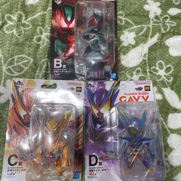 가면라이더 가브 제츠 제일복권 B상 C상 D상 피규어 세트
