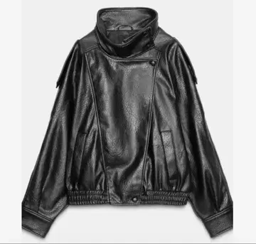 [ ZARA ] 페이크 가죽 자켓