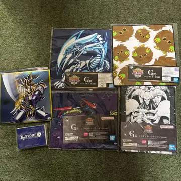 미사용 새상품 유희왕 제일복권 핸드 타월 색지 푸른 눈의 백룡